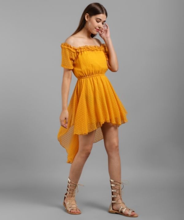 Tamina Women Empire Waist Yellow Dress uploaded by business on 9/8/2021