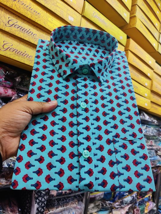 Post image Pure cotton shirts in prints