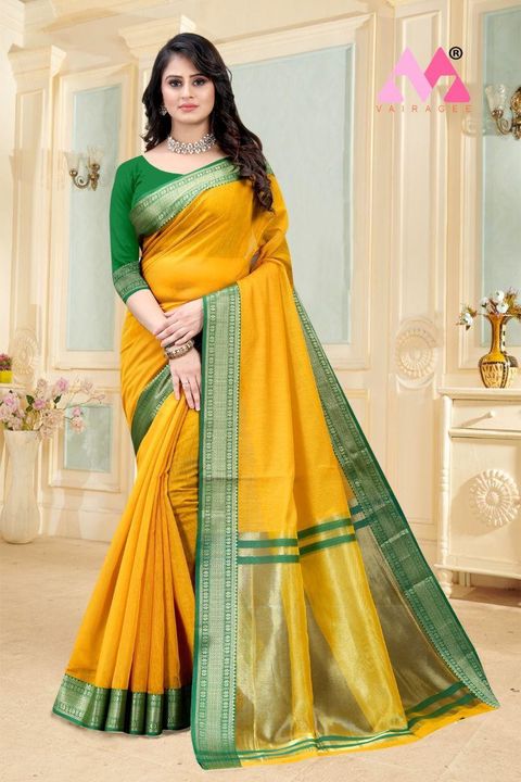 Cotton saree uploaded by business on 9/8/2021