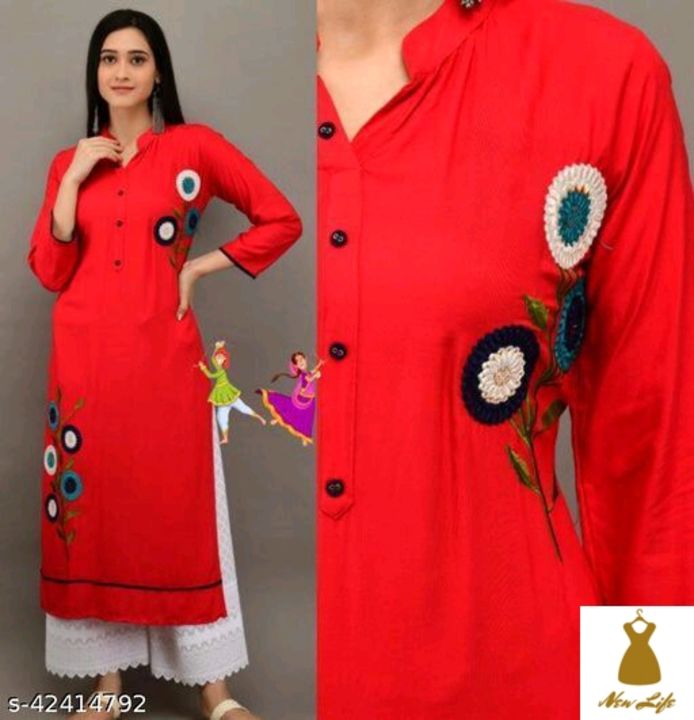 Aakarsha Voguish Women Kurta Sets
Kurta Fabric: Rayon
Bottomwear Fabric: Cotton
Fabric: Rayon
Set Ty uploaded by business on 9/8/2021