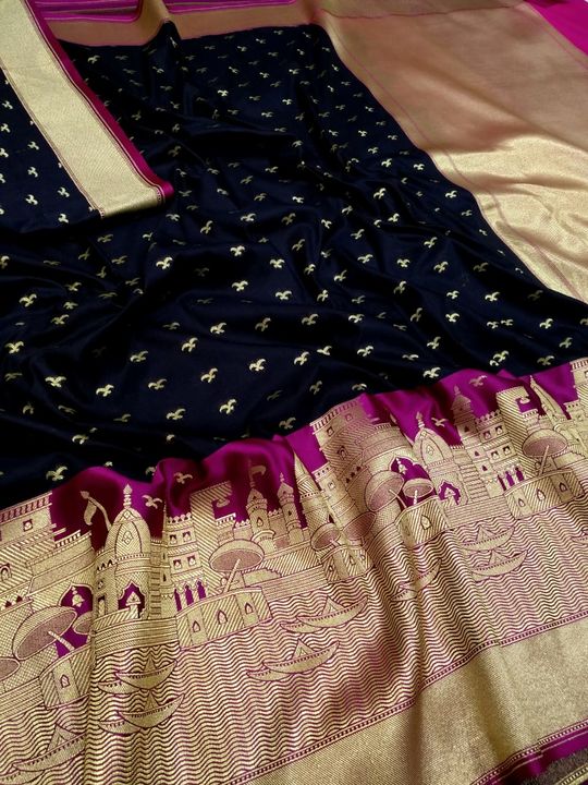 Banarasi katan silk uploaded by Jaiswal fashion on 9/8/2021