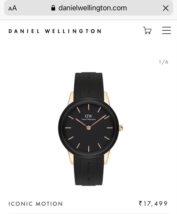 Daniel Wellington Men's watch uploaded by Kinza Attire on 9/8/2021