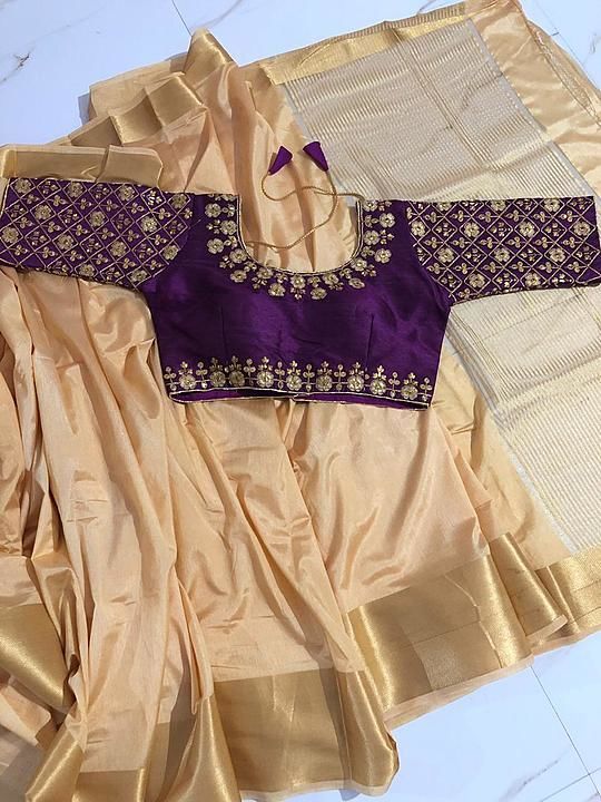 Saree with blouse uploaded by business on 9/7/2020