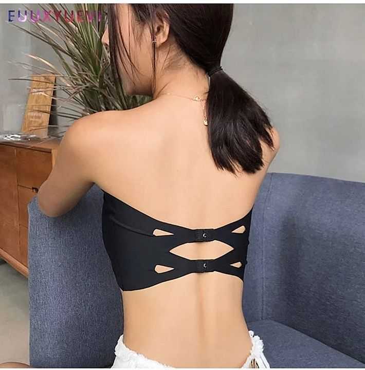 Post image Hey CheckOut My New Product Classy Back Hook Design Padded Strapless Tube