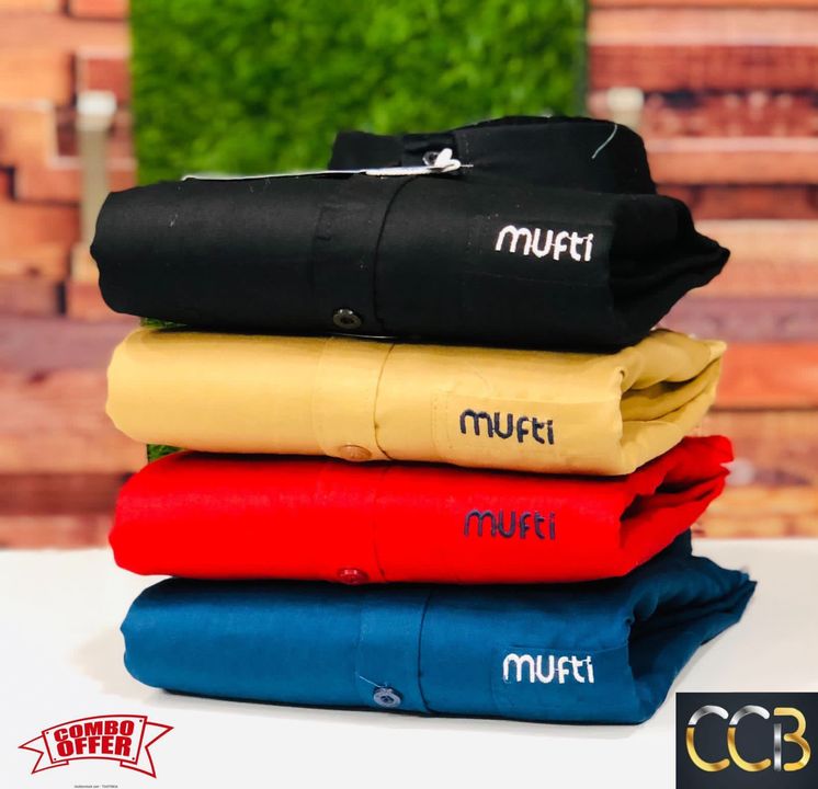 👔👔👔👔👔👔👔


*_MUFTI PLAIN SHIRTS FOUR PCS COMBO* uploaded by business on 9/9/2021