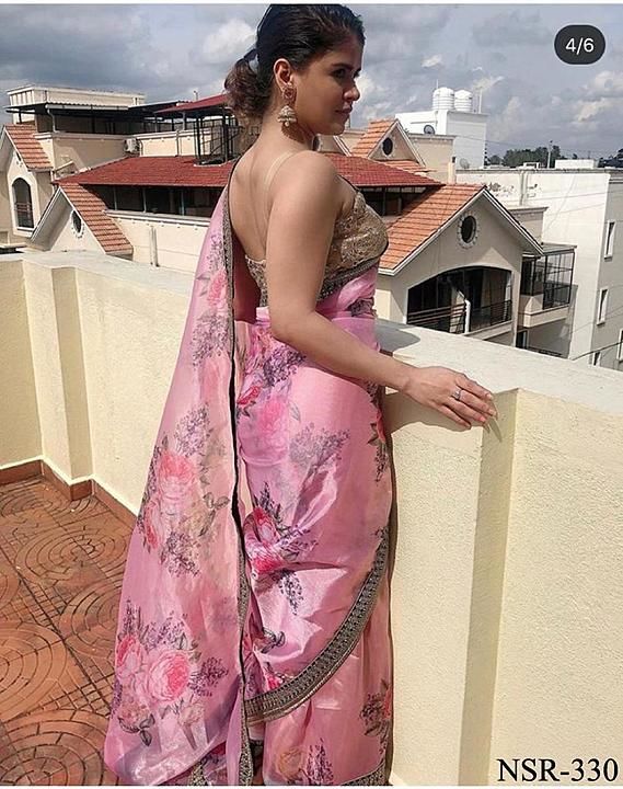 Saree uploaded by GO WITH TRENDS on 9/7/2020