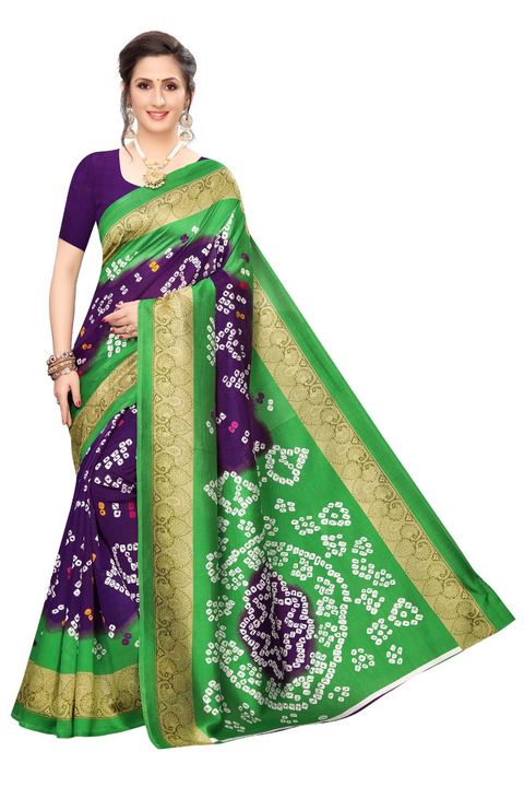 Art silk printed saree uploaded by business on 9/9/2021
