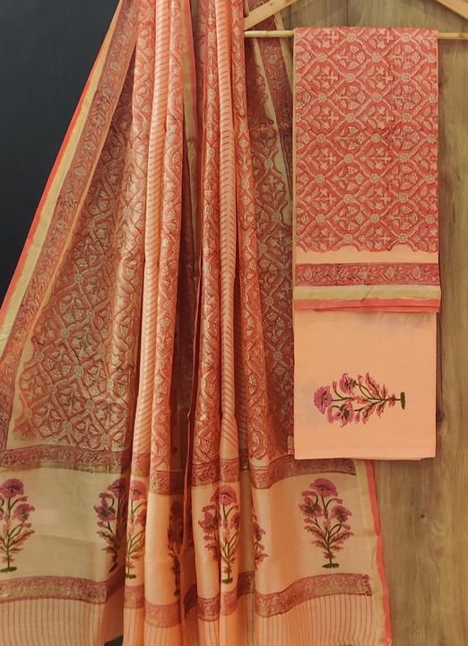 Chandari silk suit uploaded by business on 9/9/2021