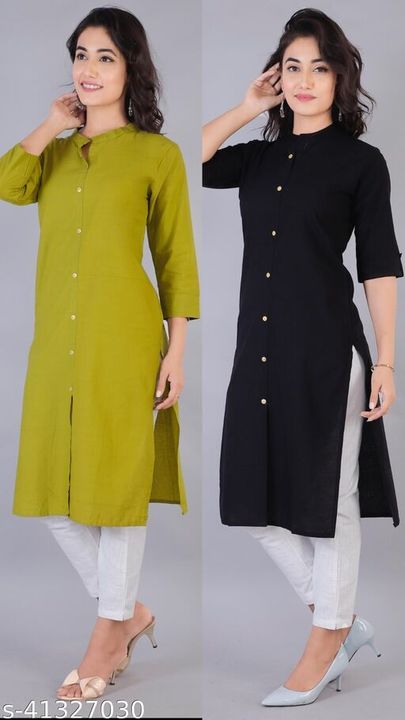 Trendy Cotton Kurtis Combo uploaded by Divyanshi Rathore on 9/9/2021