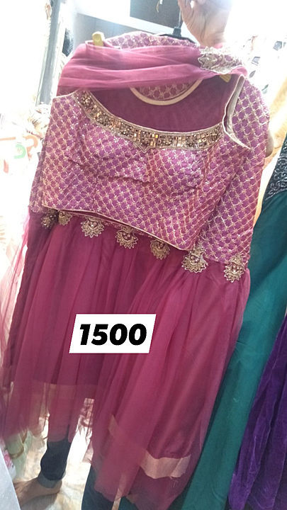Dark pink lehnga uploaded by business on 9/7/2020
