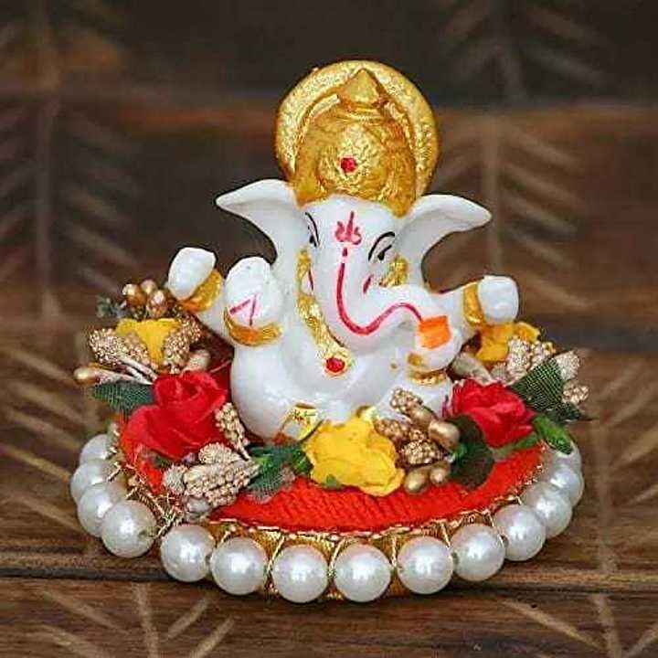 Floral ganesh for pooja uploaded by Jitanshi Floral Jewellery on 9/8/2020