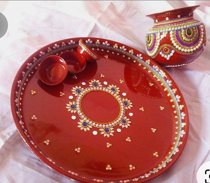 Karwachauth thali uploaded by business on 9/8/2020