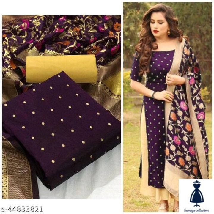Banarsi duppta with suit uploaded by Samiya collection on 9/9/2021