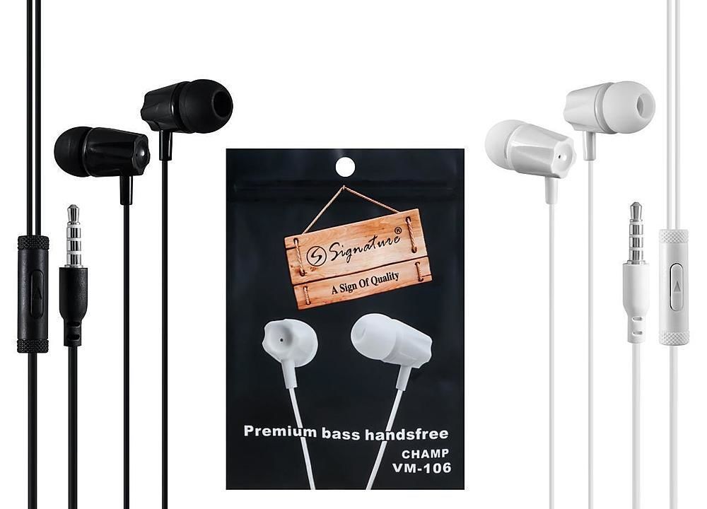SIGNATURE EARPHONE uploaded by business on 9/8/2020