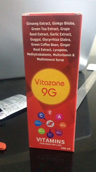 Vitazane 9g syrup uploaded by Zane Pharmaceuticals on 9/10/2021