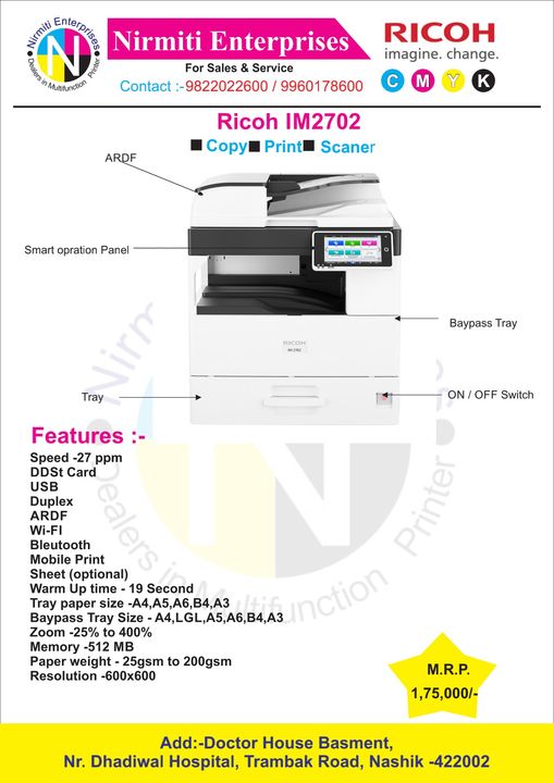 RICOH IM 2702 uploaded by business on 9/10/2021
