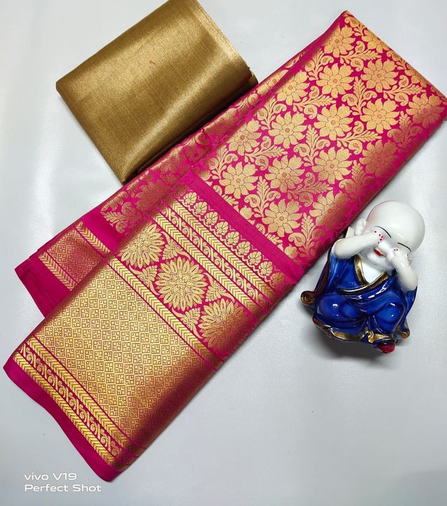 Pure silk saree uploaded by business on 9/10/2021