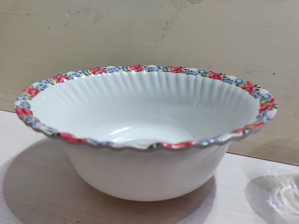 8.25" Roma bowl available with assorted design and solid colour like black red green orange etc  uploaded by Parkhi IMPEX on 9/8/2020