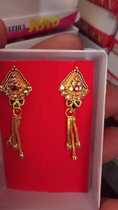 Earrings uploaded by Radhe Krishna jewellery wholesaler on 9/10/2021