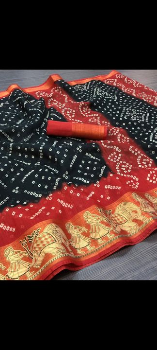 Post image RkCatluge -:*RIYAL STILL*
🌈*Multi colour Lehriya🌈
🚨*New collection of Traditional cotton saree*
     🎄PRICE:- *490+ ship*🎄
💥*Lehriya Hit designer*💥We introduce you our new catlouge on premium cotton base for Ur daily wear saree
Fabric Details -. Soft linen cotton with zari borderBlouse - soft cotton
Book fastFull set readySingle also
*😍We always trust in quality😍*Mai