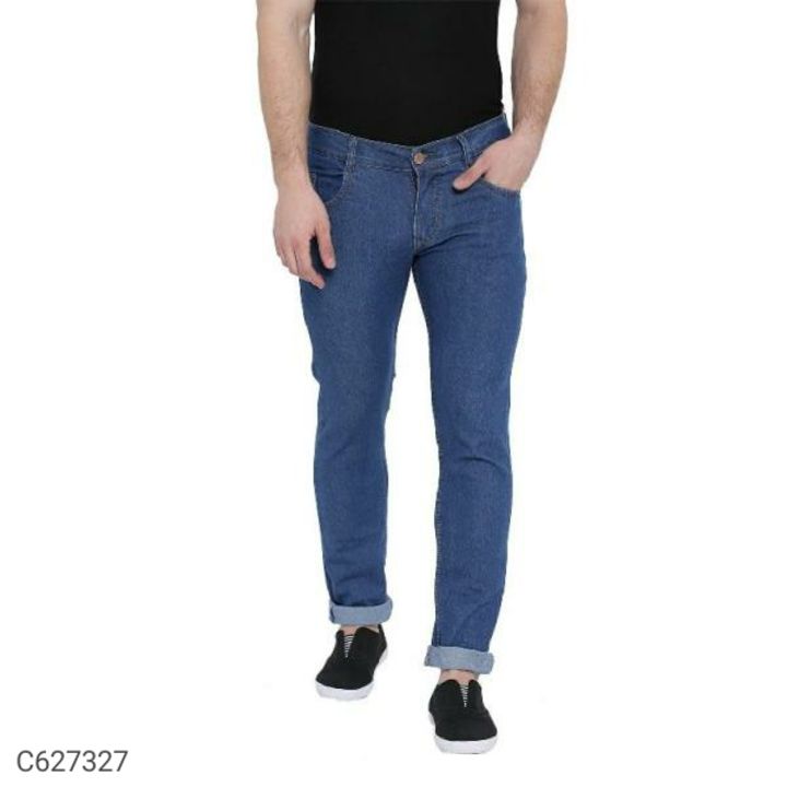 Catalog Name:* Cotton Lycra Solid Slim Fit Jeans uploaded by business on 9/10/2021