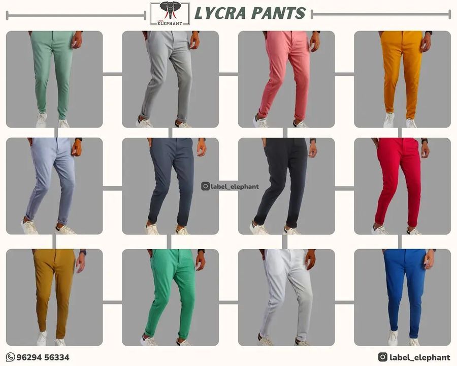 Find Mens Lycra pants 15+colors by MP Fashions near me, Karuvampalayam,  Coimbatore, Tamil Nadu