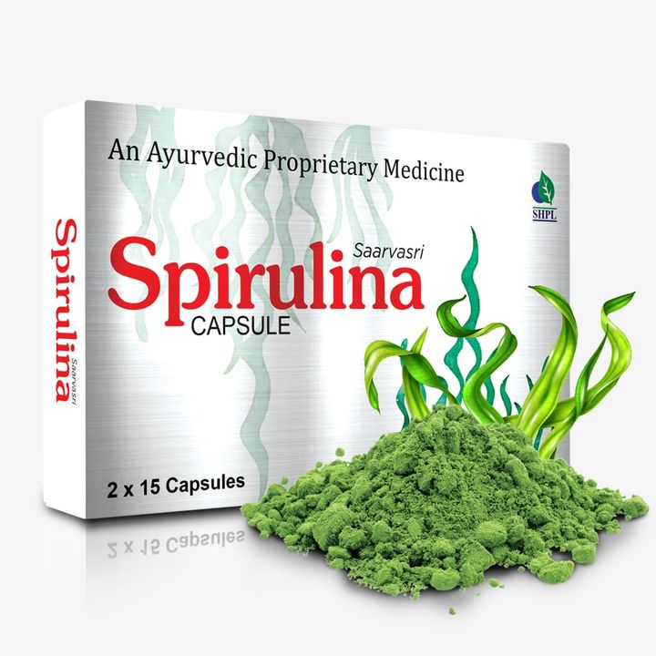 Spirulina capsule uploaded by Sri Sai Herbal Point on 9/10/2021