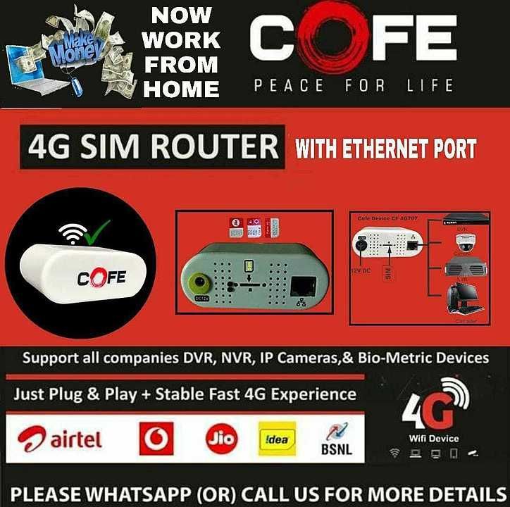 High speed net Sim bass wifi router  uploaded by ACTIVE SOLUTIONS on 9/8/2020