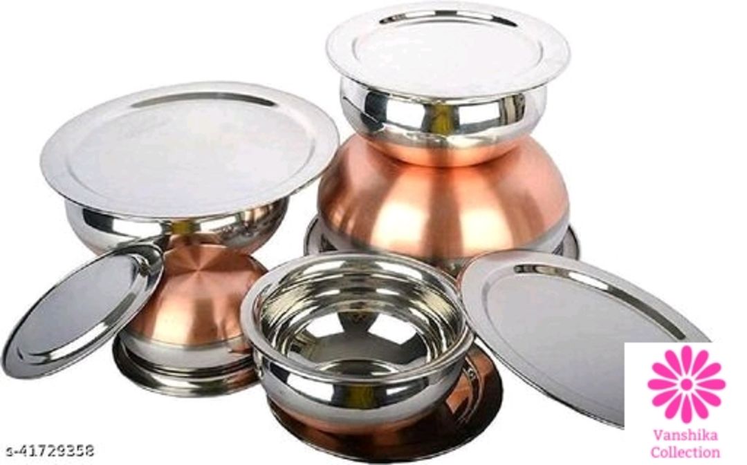 Stainless Steel Copper Bottom Handi uploaded by business on 9/11/2021