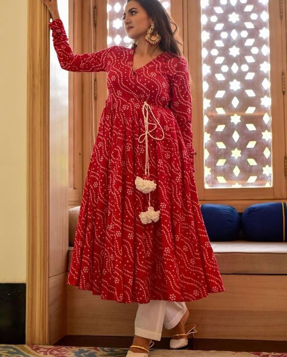 Anarkali Kurti with Pant uploaded by business on 9/11/2021