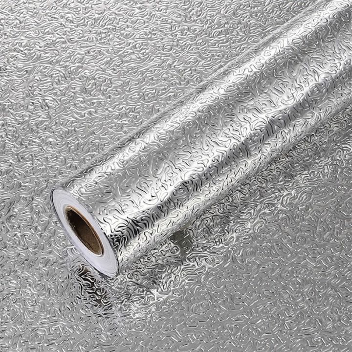 Silver Oil Proof Kitchen Wallpaper 300 cm * 40 cm

 uploaded by Wholestock on 9/11/2021