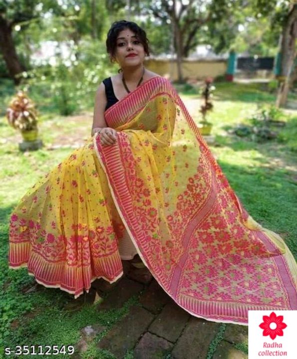 Post image I want 30 Pieces of Dhakai jamdani saree.
Chat with me only if you offer COD.
Below are some sample images of what I want.