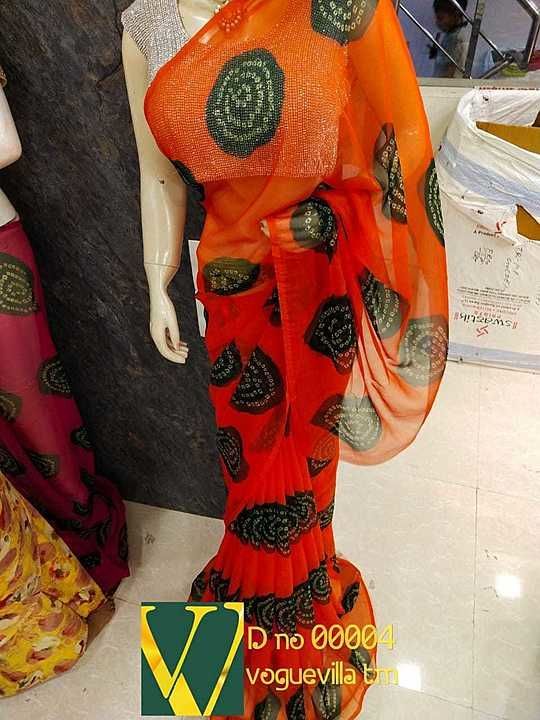 Royal Georgette saree uploaded by business on 9/8/2020