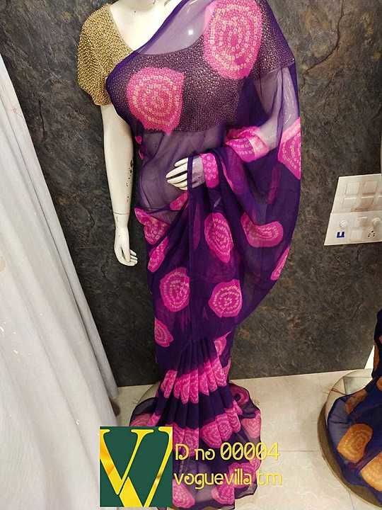 Royal Georgette saree  uploaded by business on 9/8/2020