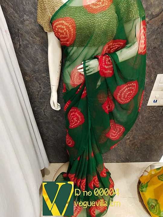  Royal Georgette saree uploaded by business on 9/8/2020