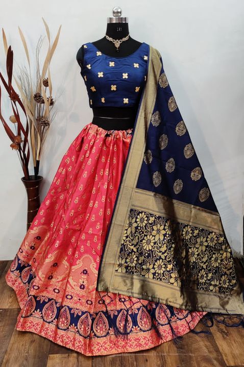 Silk lehnga uploaded by business on 9/11/2021