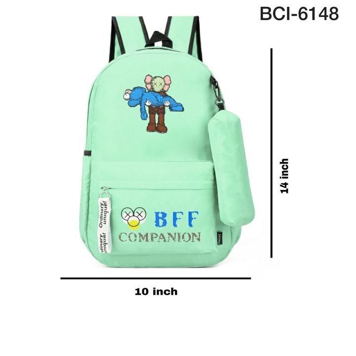 12L Waterproof Ladies backpack Combo with pencil pouch uploaded by Bag cottage industries on 9/11/2021