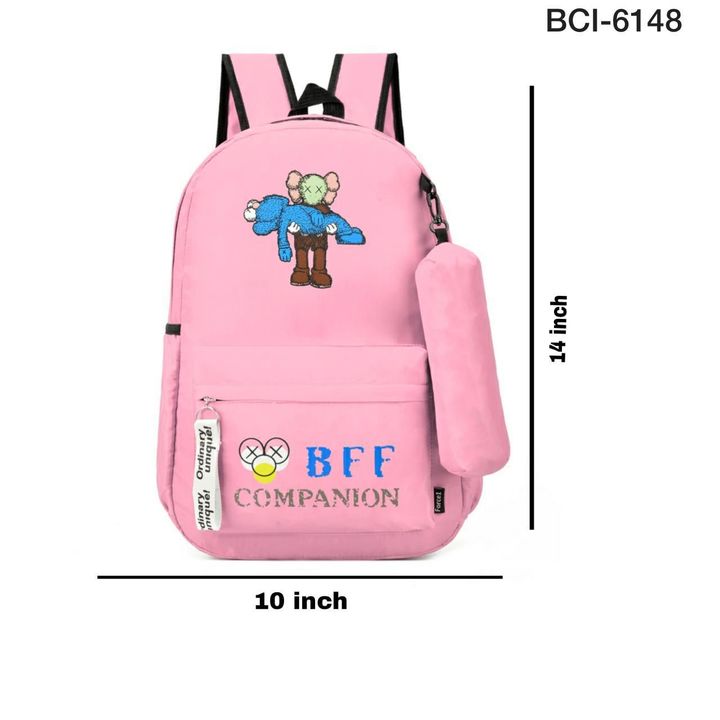 12L Waterproof Ladies backpack Combo with pencil pouch uploaded by Bag cottage industries on 9/11/2021