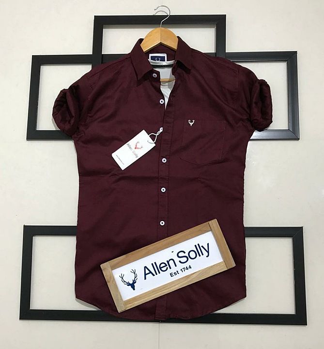 💞💞💞💞💞
*ALLEN SOLLY PLANE SHIRT🥰*
 uploaded by business on 9/8/2020