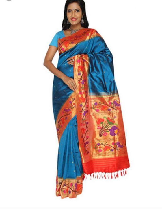 Original handloom paithani saree  uploaded by Nandini paithani on 9/11/2021