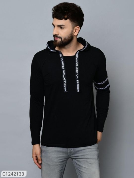 *Catalog Name:* Tom Scott Cotton Blend Solid Full Sleeves Hooded T-Shirts Vol-1

*Details:*
Descript uploaded by business on 9/11/2021