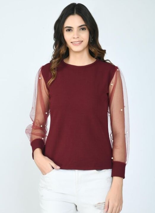 FULL SLEEVES PEARL TOP uploaded by business on 9/11/2021