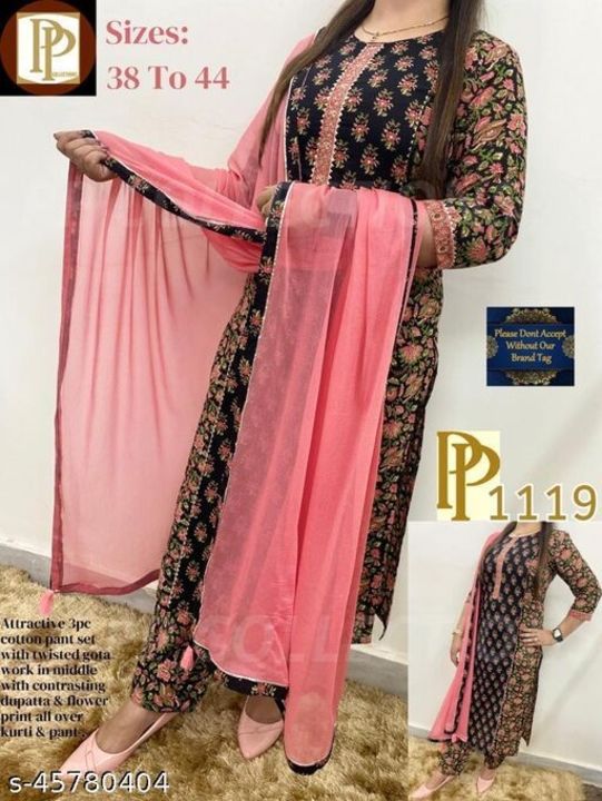 Beautiful Black Printed Kurta With Pant And Pink Dupatta
Kurta Fabric: Rayon
Bottomwear Fabric: Rayo uploaded by business on 9/11/2021