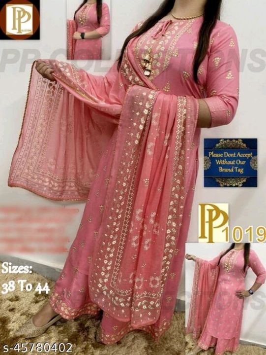 Beautiful Black Printed Kurta With Pant And Pink Dupatta
Kurta Fabric: Rayon
Bottomwear Fabric: Rayo uploaded by Radhe Krishna seller on 9/11/2021