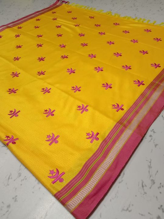 Khann sarees fresh colours uploaded by Tanishka Kreations on 9/11/2021