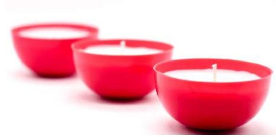 Red Votive Cup Candle uploaded by Deepakshi Creations on 9/11/2021