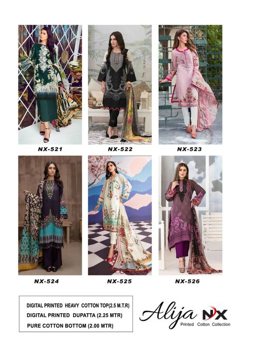 Post image I want 6 Pieces of I want to buy karachi cotton printed suit..cod.
Chat with me only if you offer COD.
Below are some sample images of what I want.
