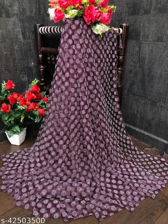 Post image This is the net saree and good quality Cod avlble