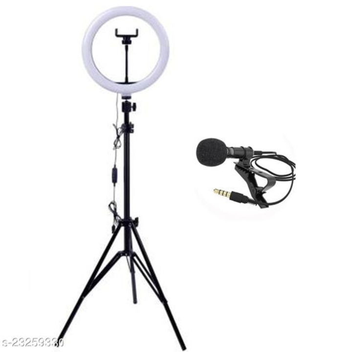 ADZOY Premium Combo of 10" Selfie Light with 6.9ft Tripod & Collar Mic for Your Personal and Profess uploaded by Bhuvnesh RaghAV on 9/12/2021