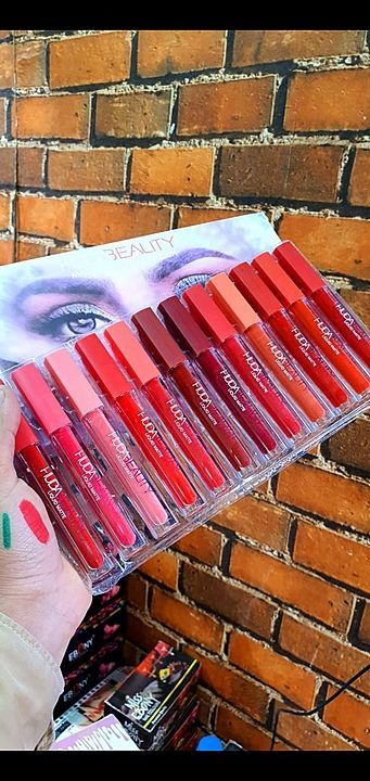 Pick any Huda beauty matte lipglosses pack of 12 pieces uploaded by Online bysnis on 6/1/2020